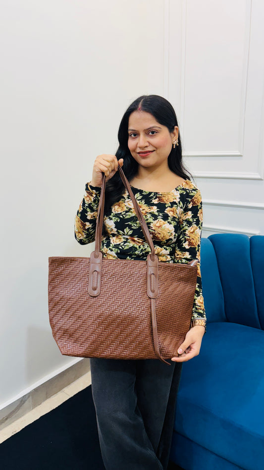 Weave Luxe Tote