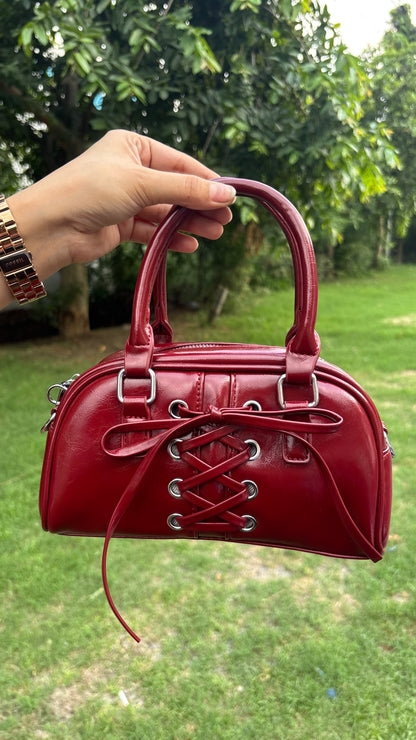 Baggle Handbag with Detachable Belt