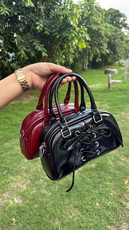 Baggle Handbag with Detachable Belt