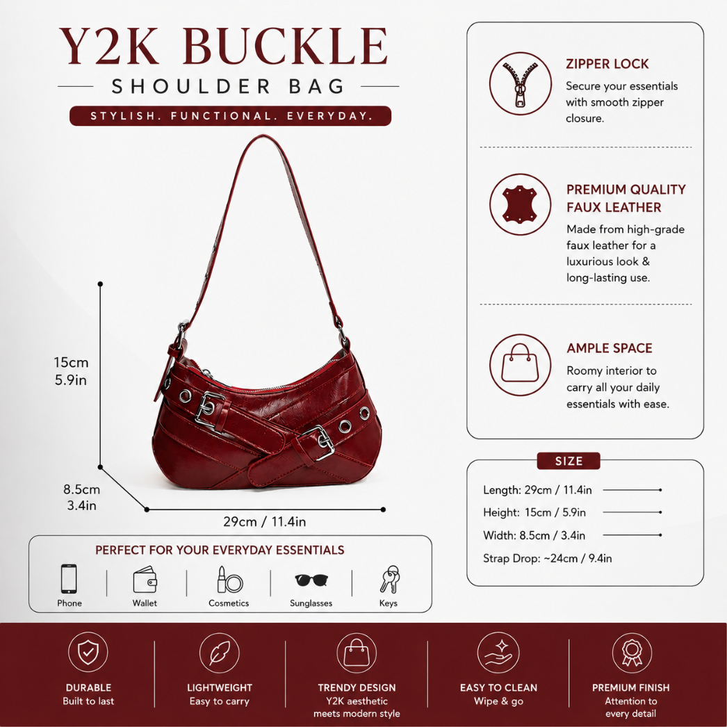 VUEMOD Y2K Rouge Bag