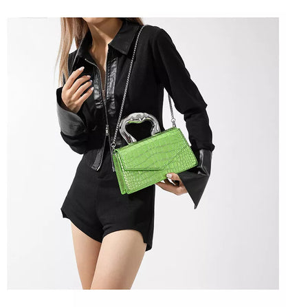 Croc Pattern Handbag