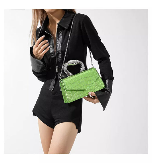 Croc Pattern Handbag