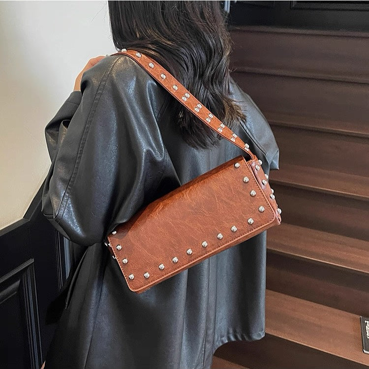 Velora Stud Shoulder Bag