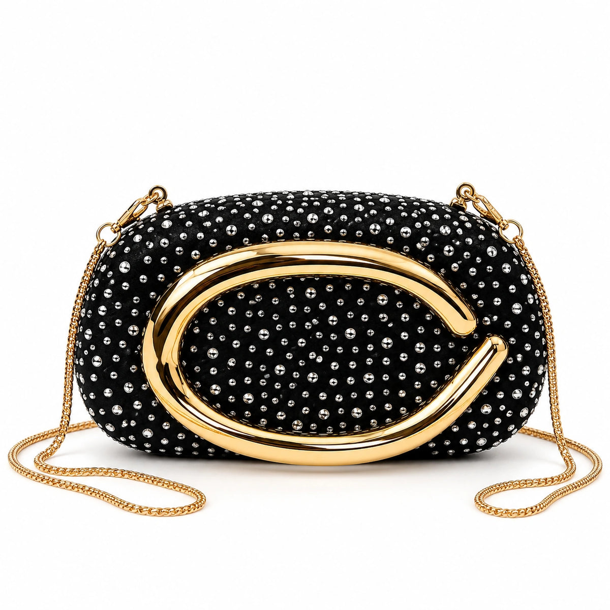 VUEMOD Rhinestone Party Clutch