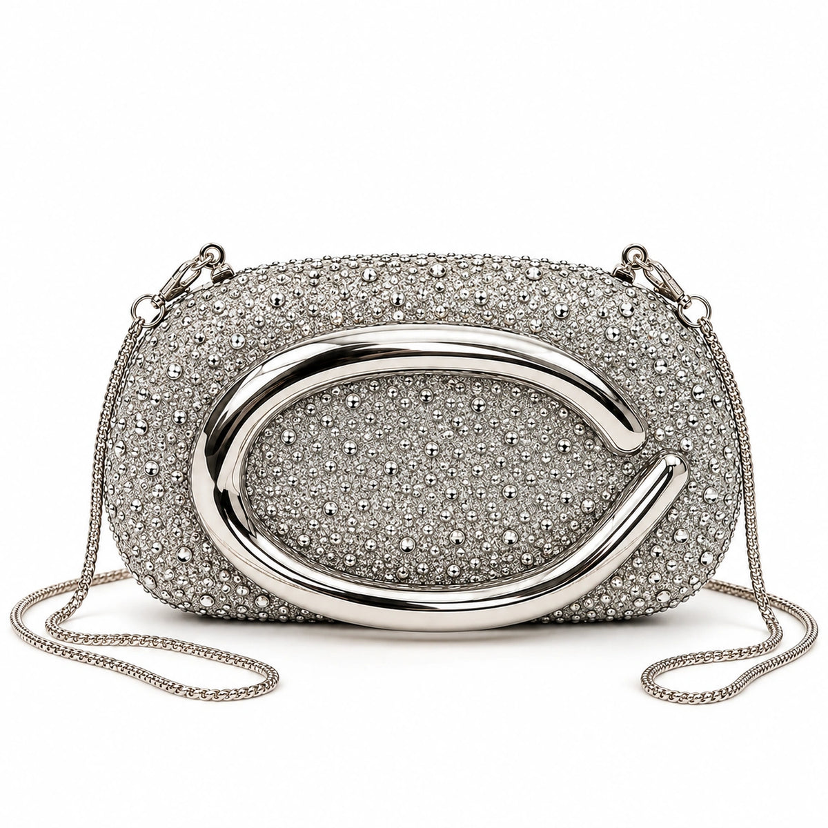 VUEMOD Rhinestone Party Clutch