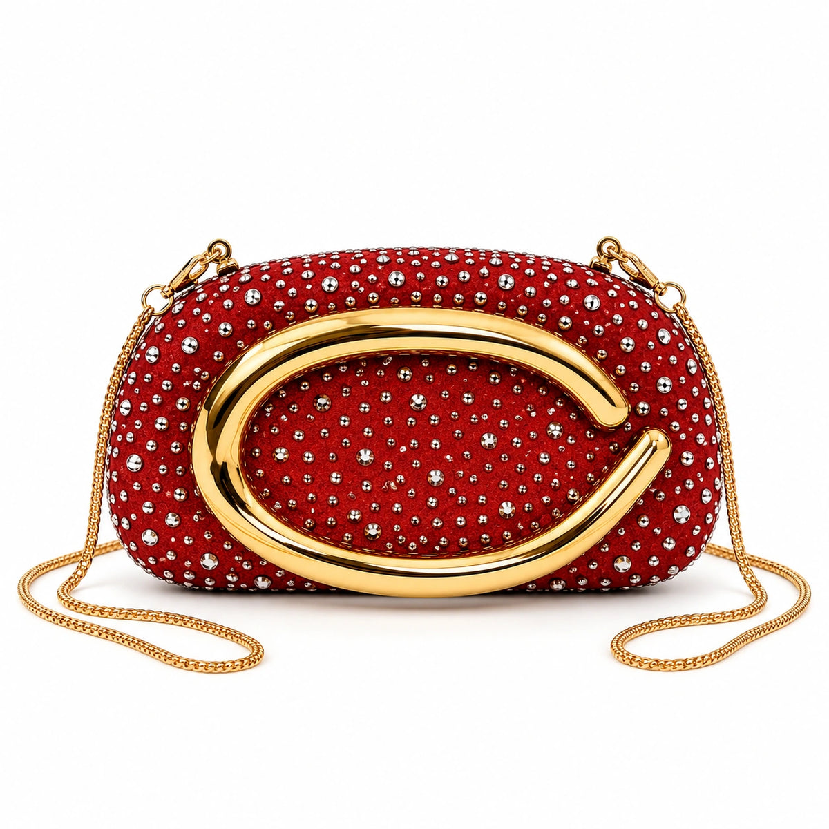 VUEMOD Rhinestone Party Clutch